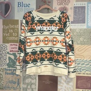 Wrangler Women’s Aztec Sweatshirt NWT